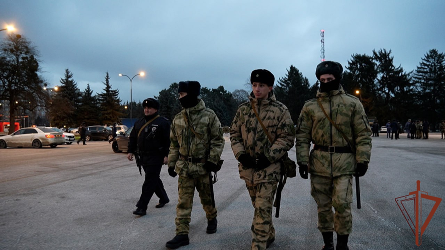 Росгвардейцы обеспечили безопасность в Новогоднюю ночь на Северном Кавказе