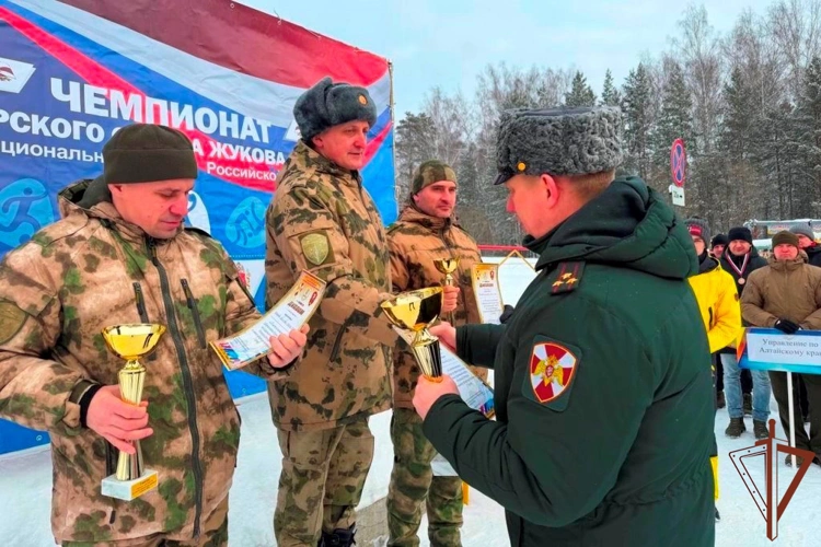 Чемпионат по зимнему военно-спортивному троеборью Сибирского ордена Жукова округа Росгвардии завершился в Томской области
