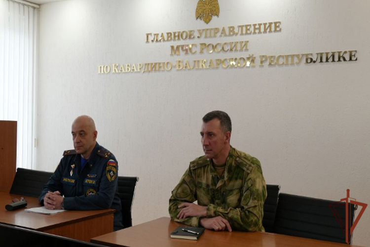В Кабардино-Балкарии состоялся сбор с представителями инспекций пожарной безопасности Северо-Кавказского округа Росгвардии