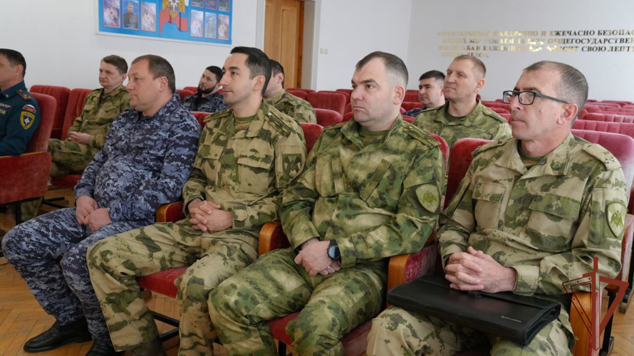 В Кабардино-Балкарии состоялся сбор с представителями инспекций пожарной безопасности Северо-Кавказского округа Росгвардии