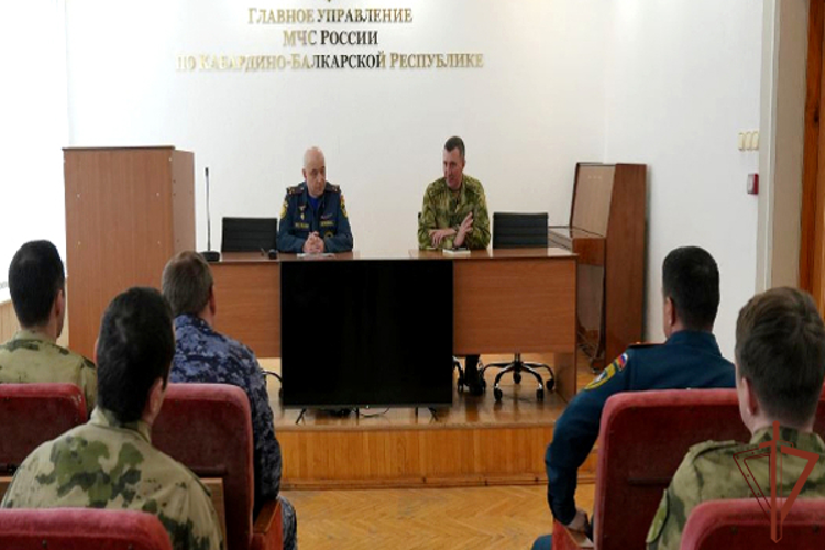 В Кабардино-Балкарии состоялся сбор с представителями инспекций пожарной безопасности Северо-Кавказского округа Росгвардии