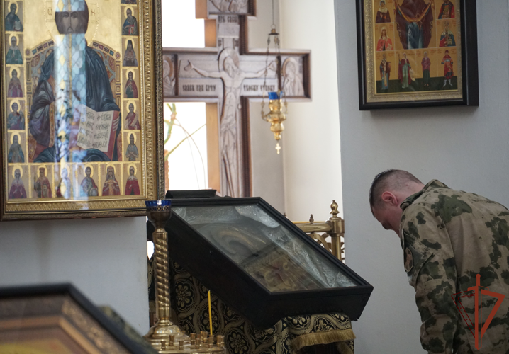 В Воронежсой области в преддверии юбилея Росгвардии прошло торжественное богослужение