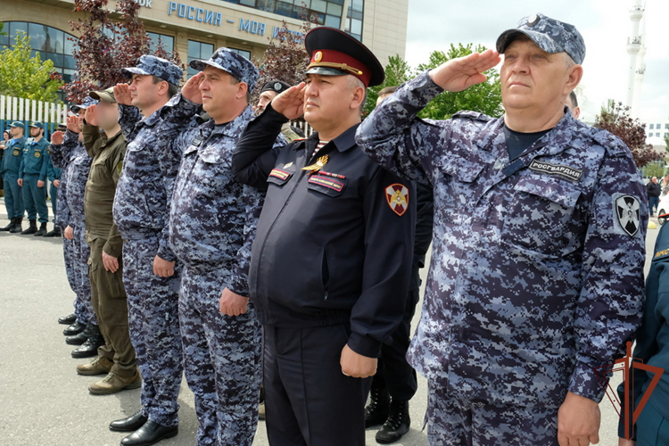 В Дагестане росгвардейцы приняли участие в региональной патриотической акции