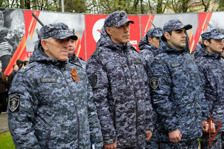 Представители Росгвардии в Дагестане стали участниками акции «Вахта памяти»