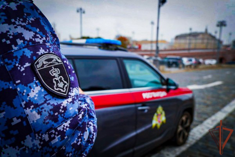 В центре Москвы росгвардейцы задержали молодого человека с наркотиками (видео)