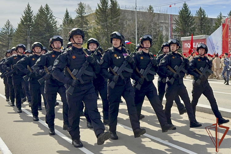 Росгвардейцы Восточного округа приняли участие в мероприятиях, посвященных Дню Победы