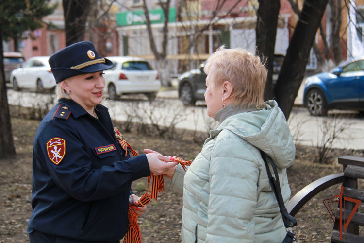 Патриотические мероприятия по случаю 81-й годовщины Победы в Великой Отечественной войне провели росгвардейцы в Сибири