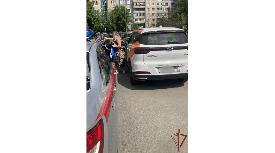 В Санкт-Петербурге росгвардейцы оперативно задержали женщину, пытавшуюся скрыться с места ДТП