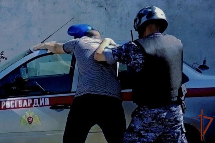 В Ростовской области сотрудники Росгвардии задержали мужчину, находящегося в федеральном розыске