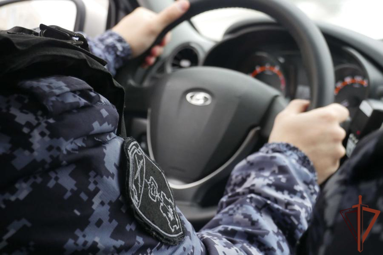 В Санкт-Петербурге росгвардейцы оперативно задержали женщину, пытавшуюся скрыться с места ДТП