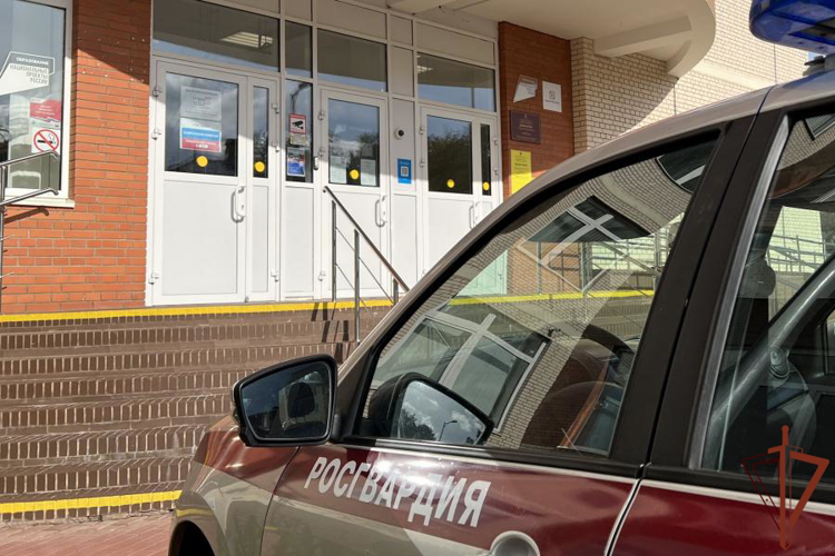 В Санкт-Петербурге росгвардейцы задержали правонарушителя, повредившего имущество районной администрации