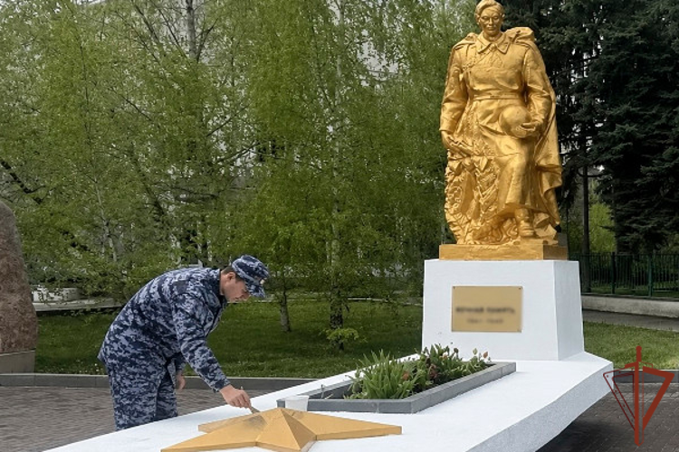 В Кабардино-Балкарии сотрудники Росгвардии продолжают участвовать в акции «На страже памяти»