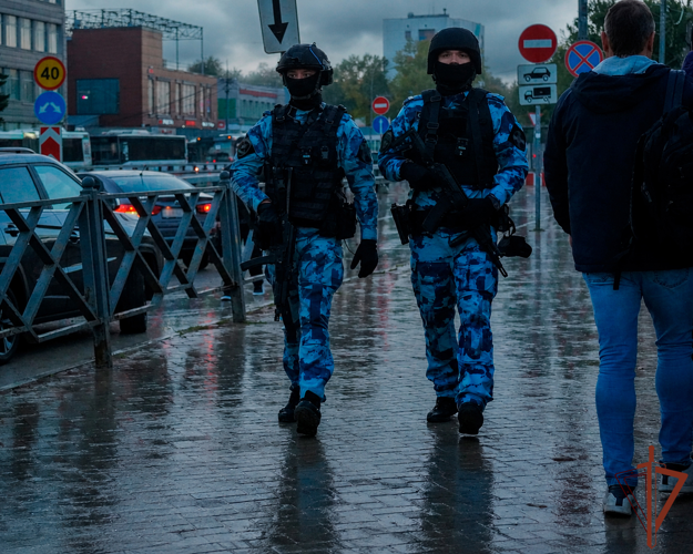 Росгвардейцы обеспечили правопорядок во время проведения футбольного матча в Подмосковье