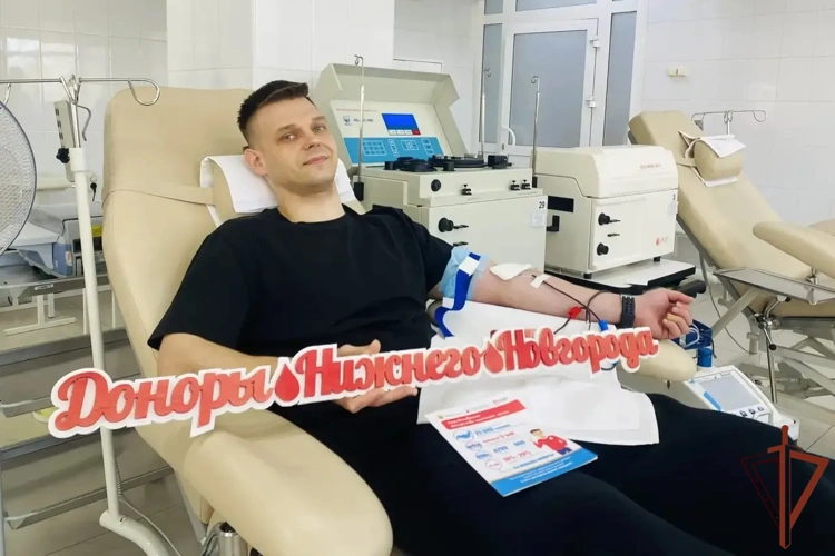 В Нижнем Новгороде военнослужащие Росгвардии присоединились к ведомственной донорской акции от «Сердца к сердцу»