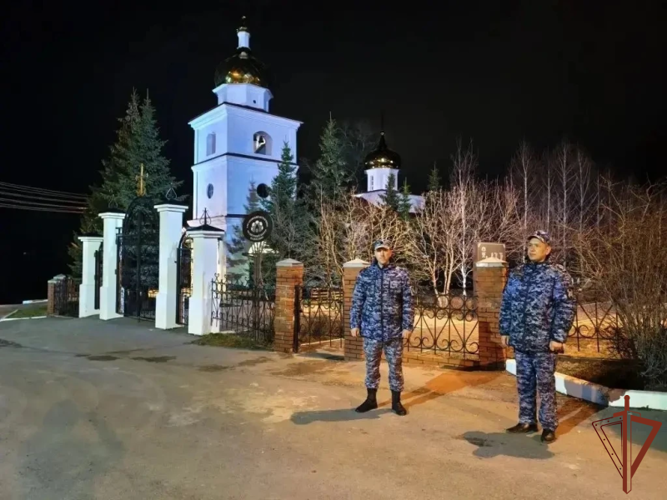 В Приволжье росгвардейцы обеспечили безопасность празднования Пасхи (видео)