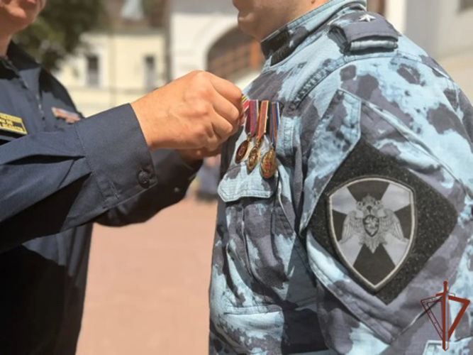 В Центральном округе Росгвардии прошли мероприятия ко Дню ветеранов боевых действий