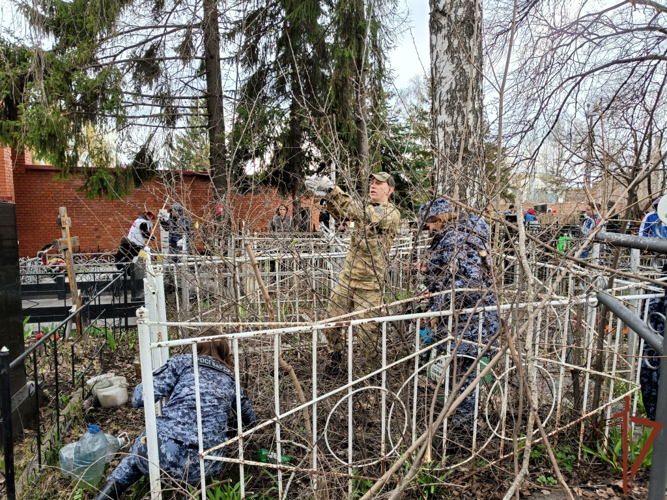 В Тамбове росгвардейцы приняли участие в акции «Память Победы»
