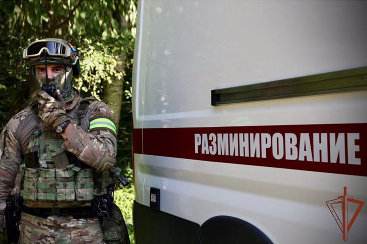 Во Владикавказе росгвардейцы обследовали найденный боеприпас