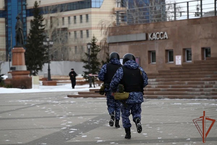 В Красноярске при участии Росгвардии прошло межведомственное тактико-специальное учение