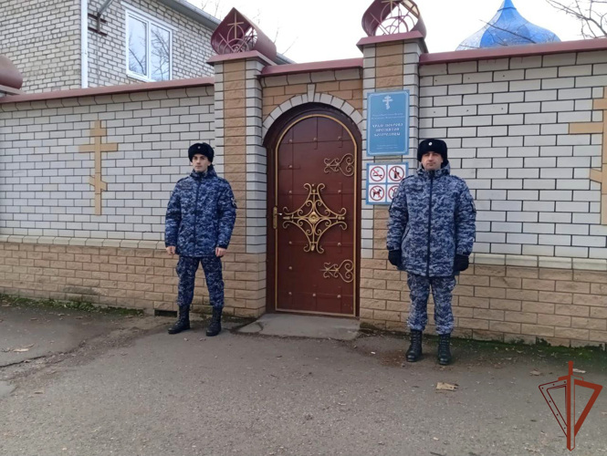 Росгвардейцы на Северном Кавказе обеспечили безопасность в период празднования Рождества Христова