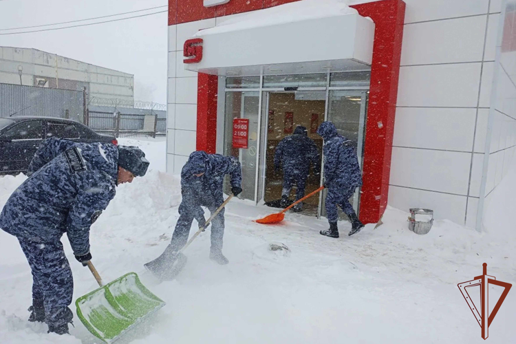 Росгвардейцы продолжают оказывать содействие водителям, попавшим в затруднительные ситуации на дорогах в Тульской области