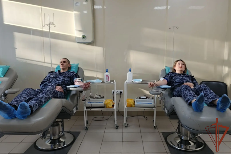 В Башкортостане росгвардейцы приняли участие в донорской акции «От сердца к сердцу»