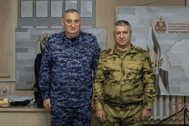 Командующий Приволжским округом совершил рабочую поездку в Управление Росгвардии по Саратовской области (видео)