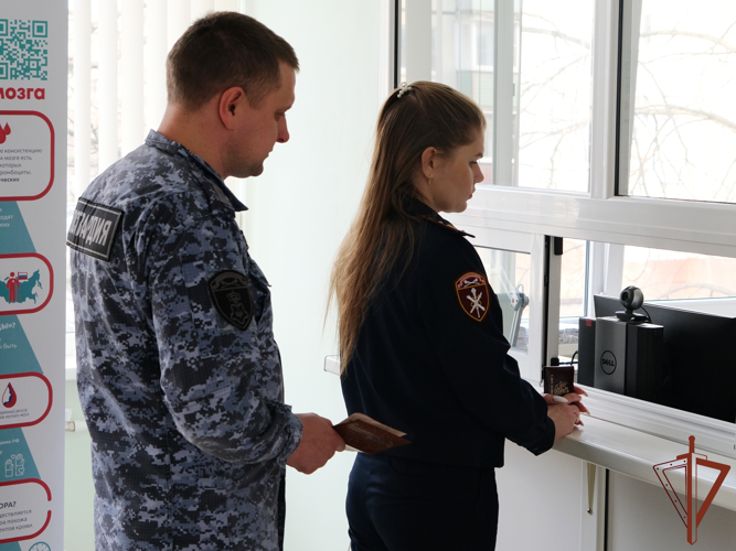 В Тамбове росгвардейцы присоединились к донорской акции «От сердца к сердцу»