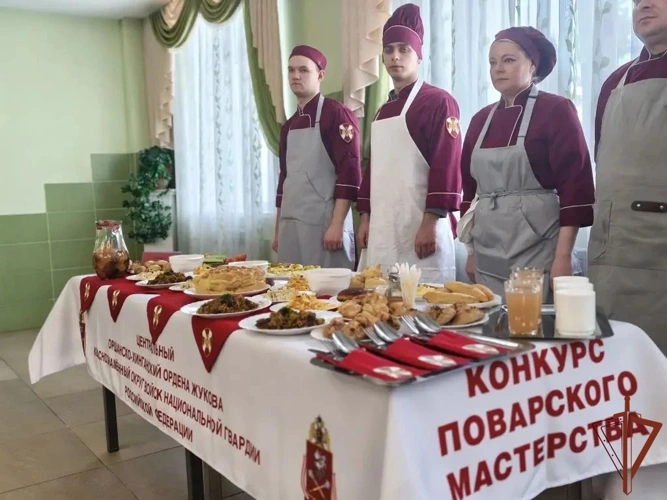 Лучших специалистов продовольственной службы Центрального округа Росгвардии определили в Калуге