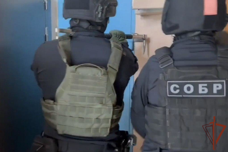 При силовой поддержке спецназа Росгвардии задержаны подозреваемые в незаконном изготовлении оружия в Ульяновске (видео)