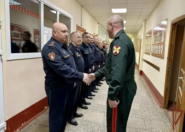Заместитель командующего Восточным округом Росгвардии посетил Биробиджан
