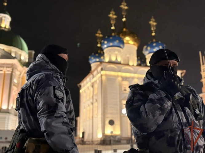 В Центральной России росгвардейцы обеспечили безопасность празднования православного праздника Пасхи