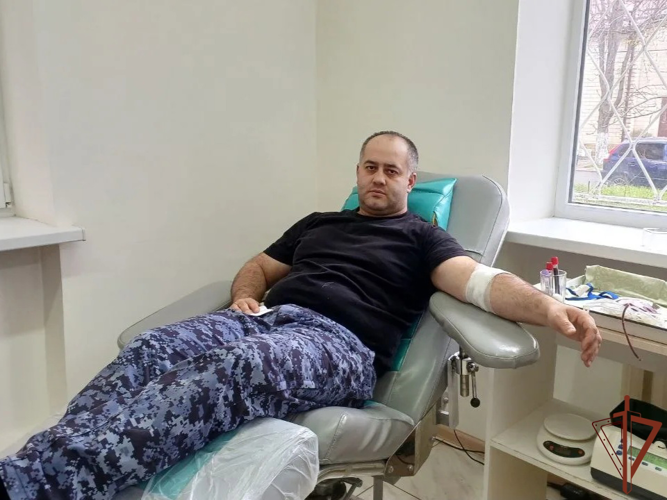 В Северо-Кавказском округе Росгвардии поддержали Всемирный день донора крови