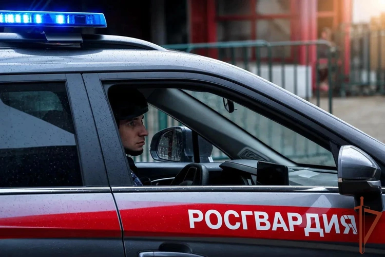 На юго-западе Москвы росгвардейцы задержали мужчину, напавшего на прохожего с топором (видео)