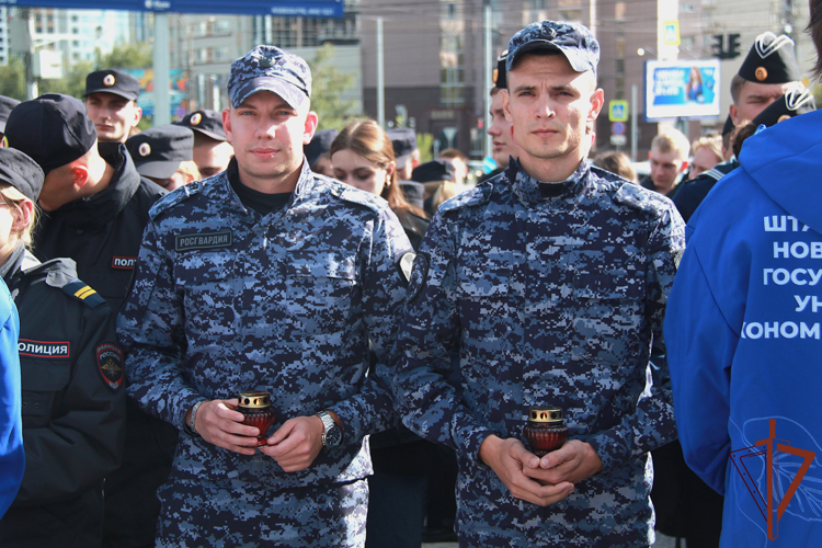 В регионах Сибири росгвардейцы приняли участие в мероприятиях ко Дню солидарности в борьбе с терроризмом