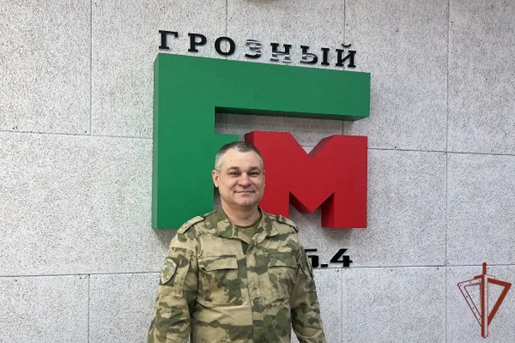 В Чеченской Республике офицер Росгвардии выступил в эфире регионального радио
