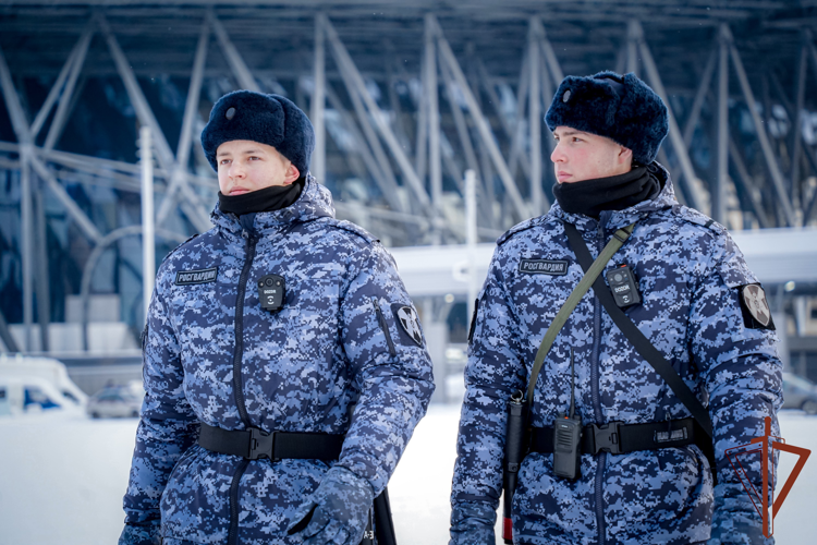 Безопасность матча КХЛ обеспечили росгвардейцы в Санкт-Петербурге