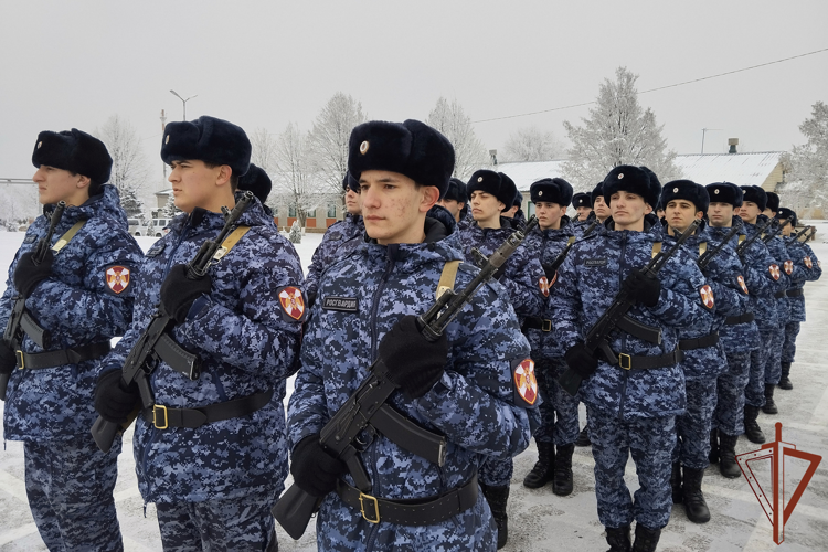 На Северном Кавказе новобранцы Росгвардии присягнули на верность Отечеству