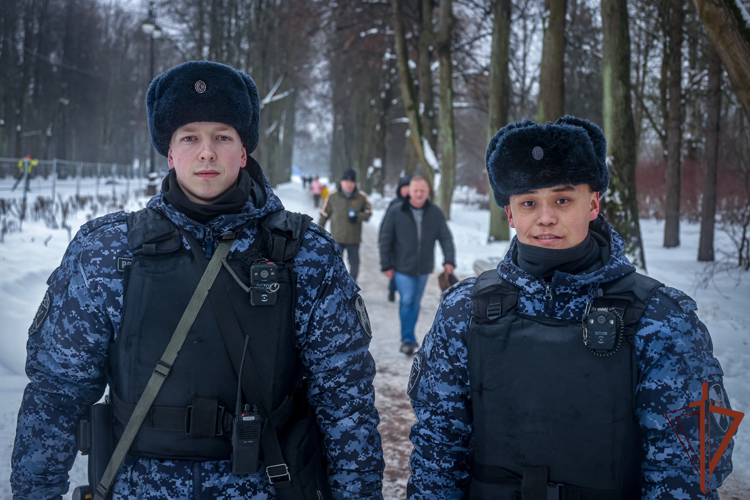 Безопасность матча РПЛ обеспечили росгвардейцы в Санкт-Петербурге