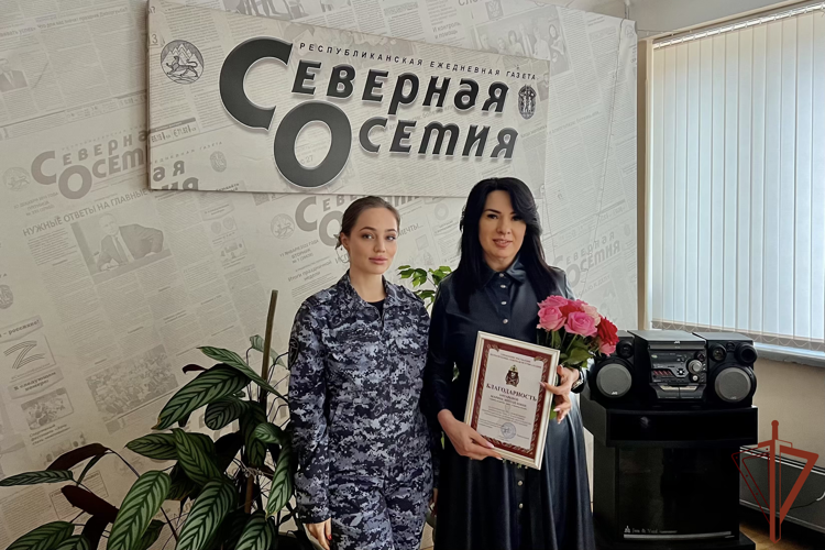 На Северном Кавказе Росгвардия поздравила журналистов с профессиональным праздником