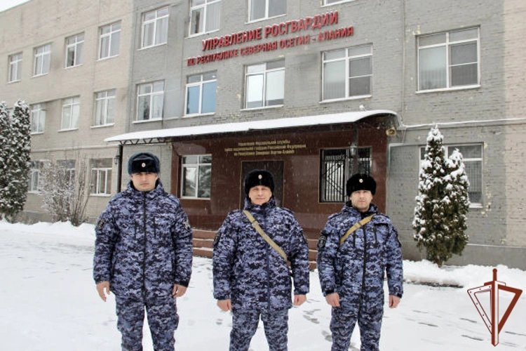 В Северной Осетии сотрудники Росгвардии задержали подозреваемого в нанесении ножевых ранений