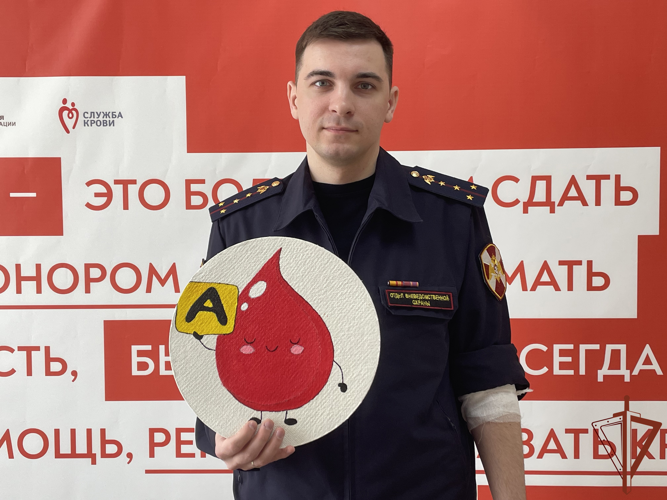 Росгвардейцы из Сыктывкара приняли участие в донорской акции накануне юбилея ведомства
