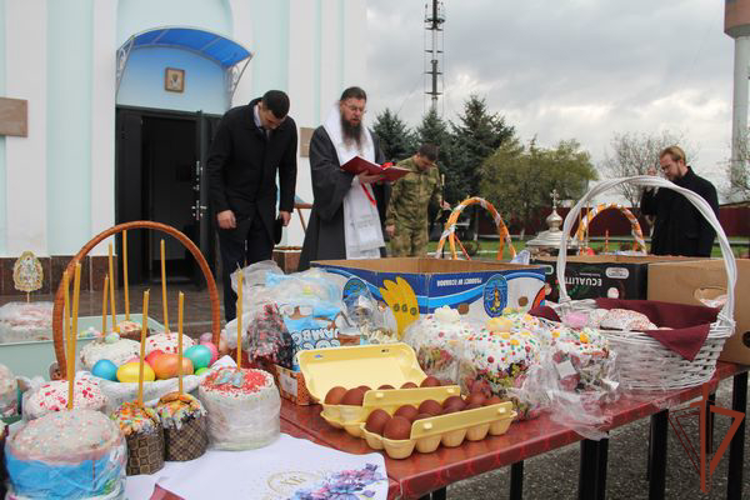 Накануне Святой Пасхи в ОГВ(с) прошел праздничный молебен
