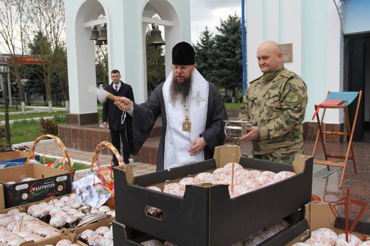 Накануне Святой Пасхи в ОГВ(с) прошел праздничный молебен