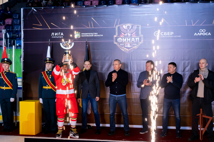 Команда Росгвардии стала чемпионом дивизиона регионального чемпионата Офицерской хоккейной лиги в Калуге