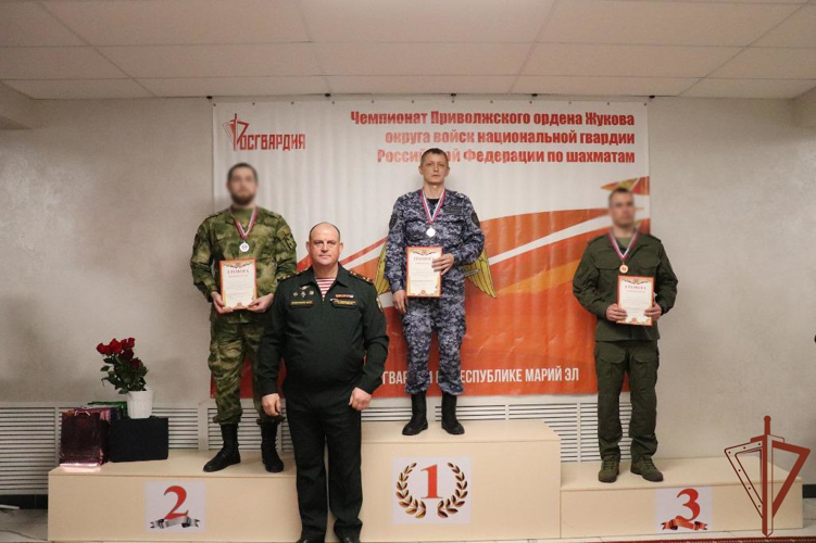 В Республике Марий Эл прошел чемпионат Приволжского округа Росгвардии по шахматам