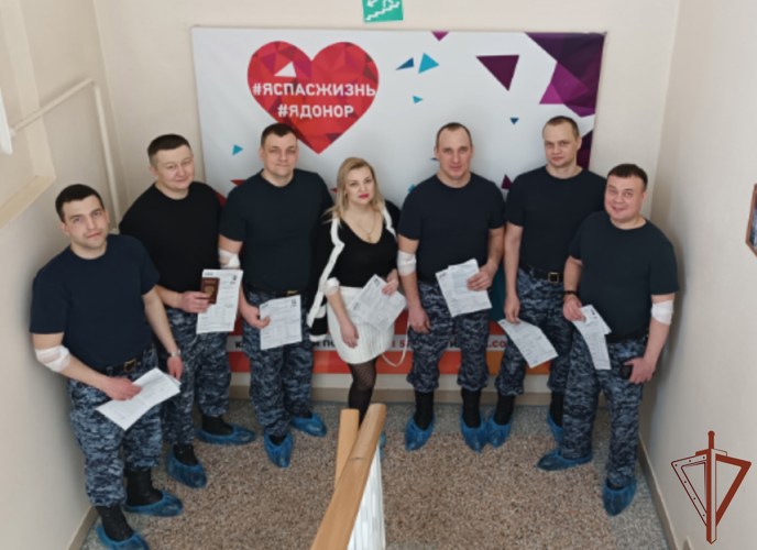 Росгвардейцы поддержали донорскую акцию «От сердца к сердцу» в Магнитогорске