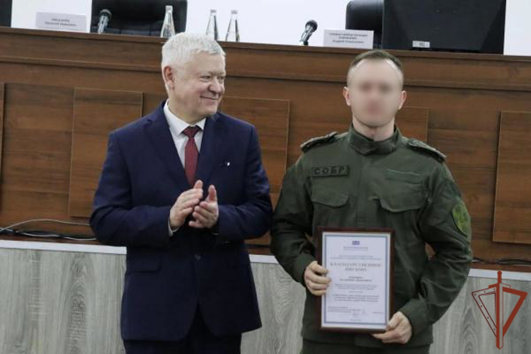 Депутат Госдумы поздравил личный состав Управления Росгвардии по Республике Мордовия с юбилеем ведомства
