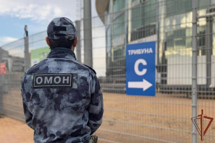 В Дагестане росгвардейцы обеспечили правопорядок на футбольном матче РПЛ