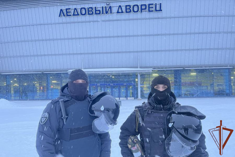 В Череповце сотрудники Росгвардии обеспечили безопасность матча КХЛ